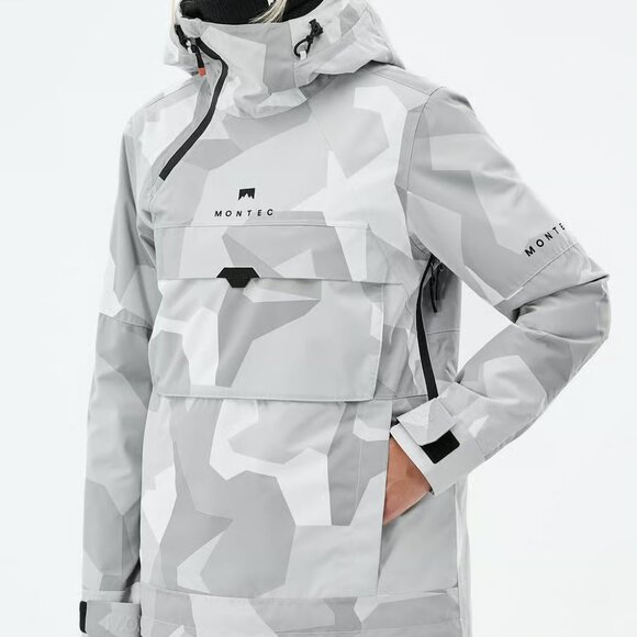 Montec - Dune Snowboard Jacket in Snow Camo (gray/white) - Picture 6 of 15